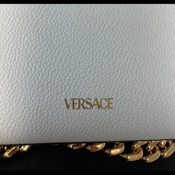VERSACE LA MEDUSA SMALL HANDBAG WHITE - Picture 5 of 13
